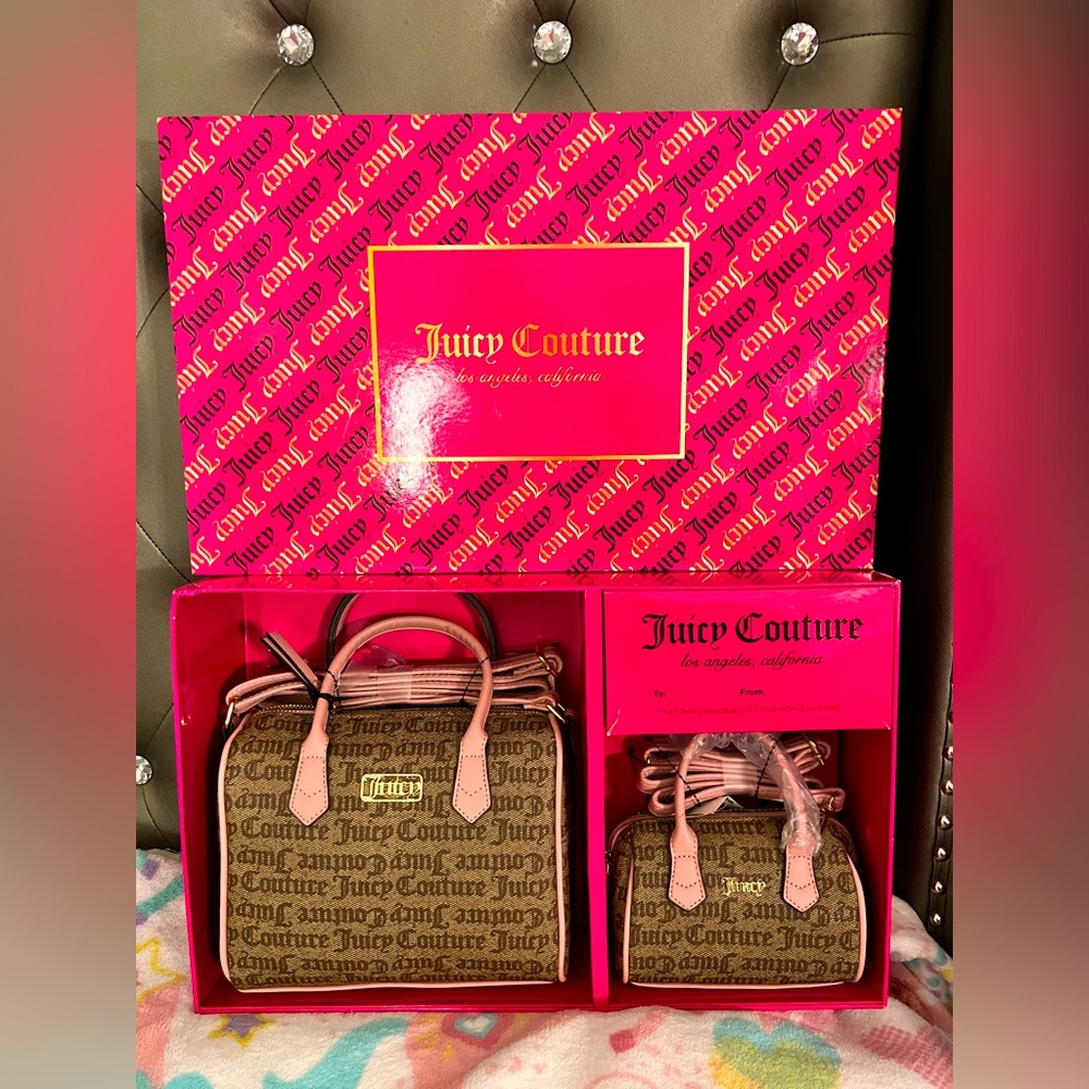 Juicy couture mom and daughter holiday set